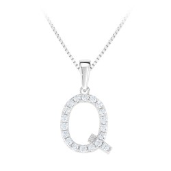 Letter Q BR01 necklace in...