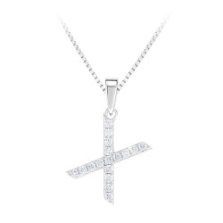 Letter X BR01 necklace in...
