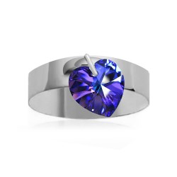 Bague coeur taille 54 BR01...