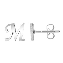 Letter M earrings by BR01