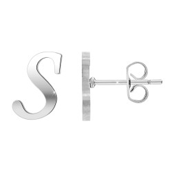 Letter S earrings by BR01