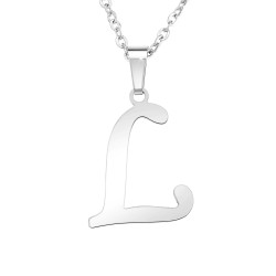 Alphabet letter L necklace...