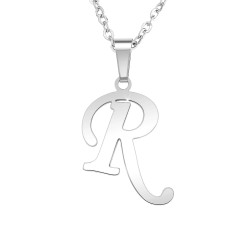 Alphabet letter R necklace...