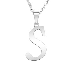 Alphabet letter S necklace...