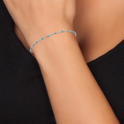 Blue beads bracelet by BR01