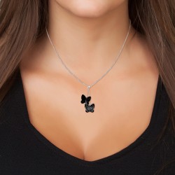Butterfly necklace adorned...
