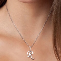 Alphabet letter R necklace...