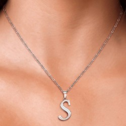 Alphabet letter S necklace...