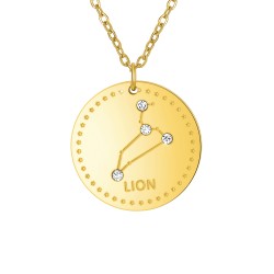 Leo BR01 astrology necklace...