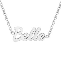 Belle message necklace