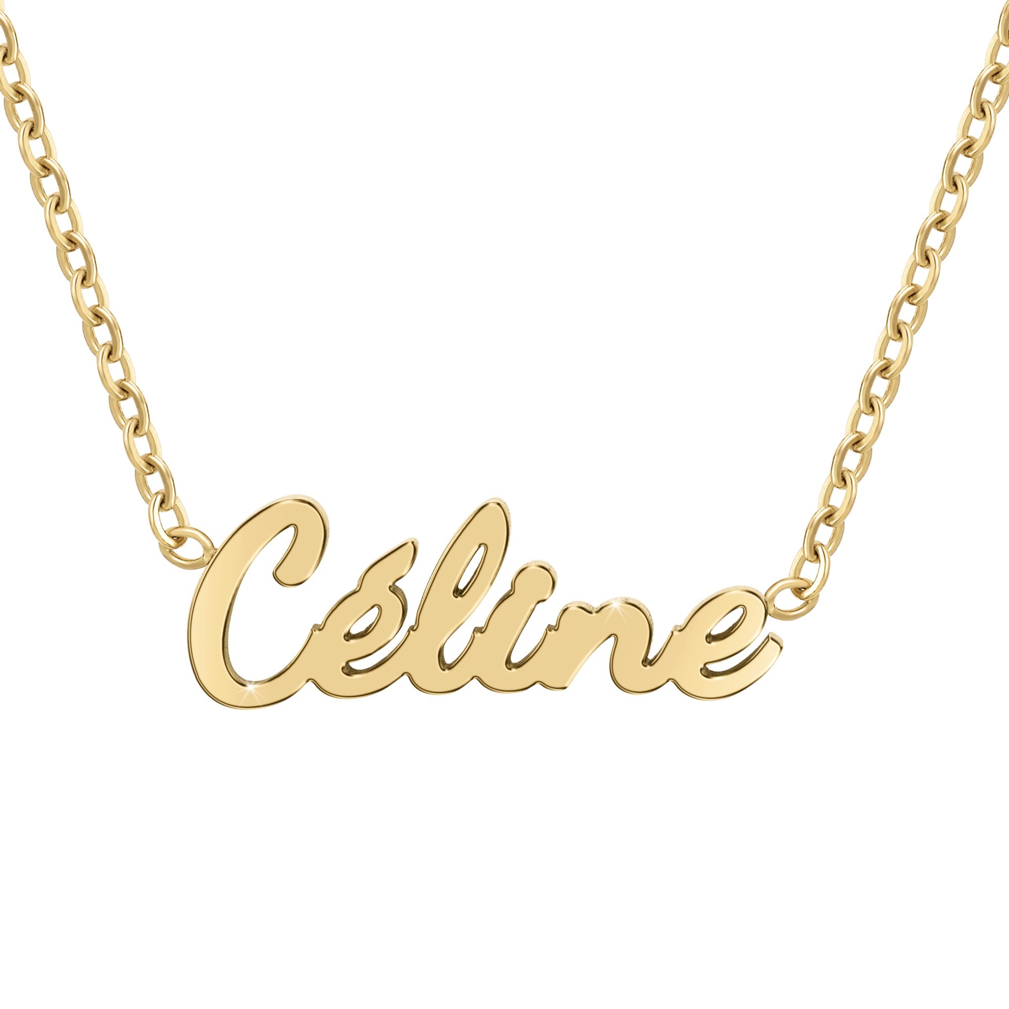 Namensarmband 'Celine' 18K Gold Beschichtet