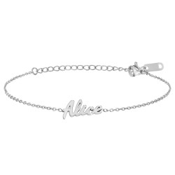 Alice name bracelet