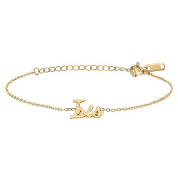 Iris name bracelet