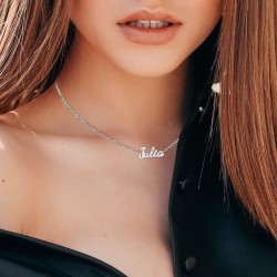 Julia name necklace
