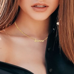 Jeanne name necklace
