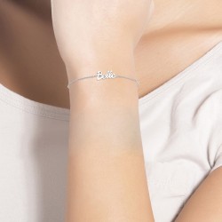 Belle message bracelet