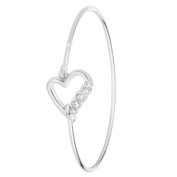 BR01 heart bracelet adorned...