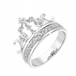 BR01 crown ring adorned...