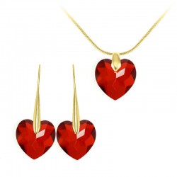 Set necklace and heart...