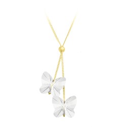Butterfly necklace adorned...