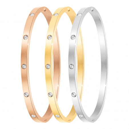 Bracelet Femme So Charm - B2660-TRIO Acier multicolore