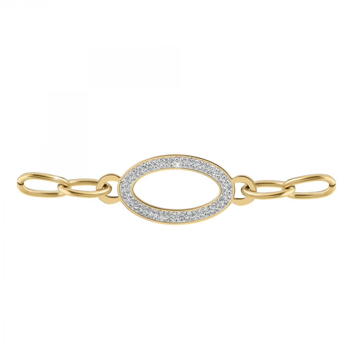 Buy Marque Small Hoop Chain Bracelet Made in 18K Gold Vermeil On Sterling  Silver At Sacetcom