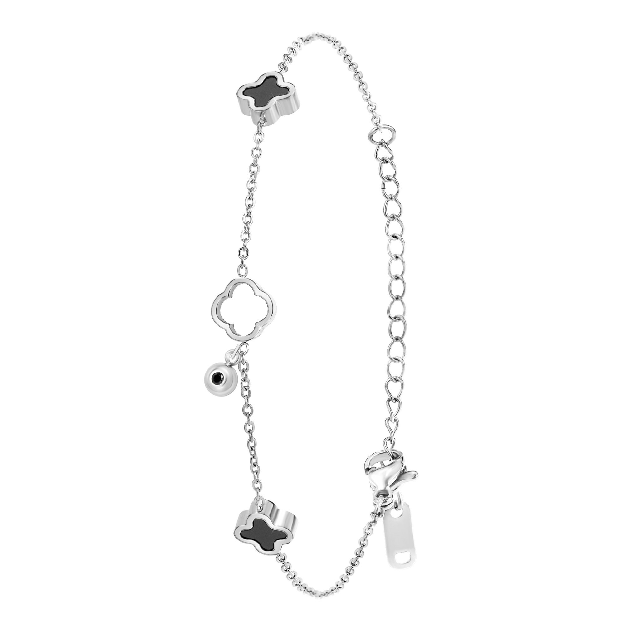 Bracciale Acciaio Inossidabile per Charm - tondo