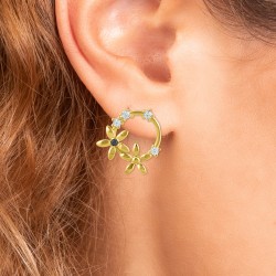 Flower earrings by BR01...