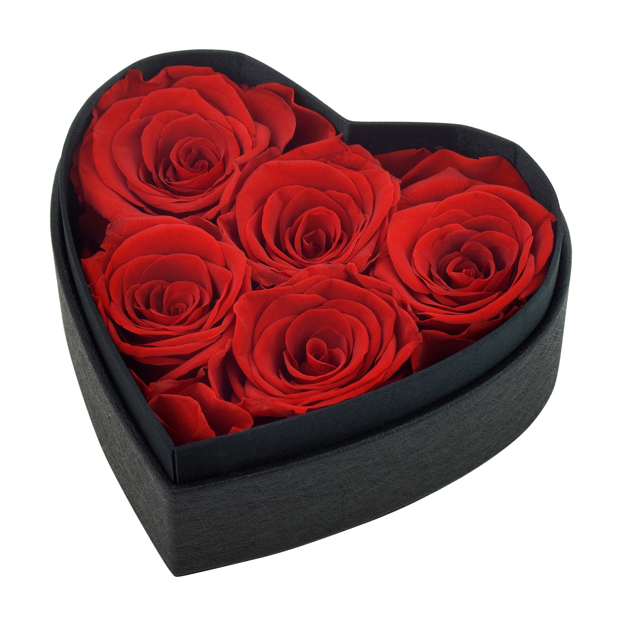 Coffret cœur Saint Valentin Rose