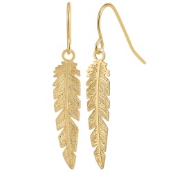 Feather earrings BR01