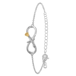 Bracelet infini rose par BR01