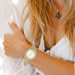 Elegant Elly watch adorned...