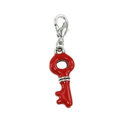 BR01 red key charm charm