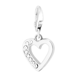 BR01 Heart Charm adorned...