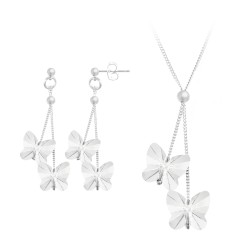 BR01 butterfly necklace and...