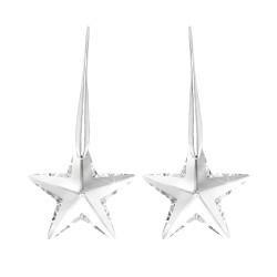White star earrings BR01...